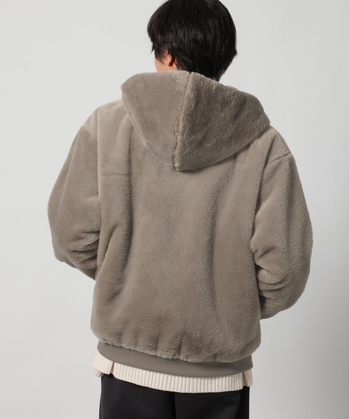 LAKOLE(ラコレ)の「ファーフードブルゾン/595109(ブルゾン・メンズ・ホワイト/ブラック/サンドグレー/チャコール・MEDIUM/LARGE)」の20枚目の写真