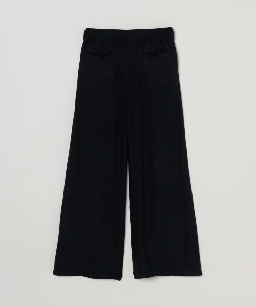 three dots(スリードッツ)の「ブラッシュドセーター ワイドパンツ(その他パンツ・レディース・グレー系その他/ブラック/ブラウン系その他/ネイビー・MEDIUM/SMALL)」の6枚目の写真