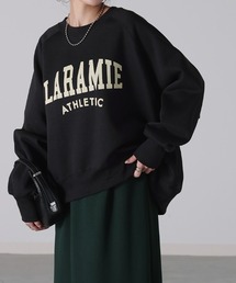 裏フリースロゴスウェット