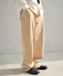 DIVEIN（ダイブイン）の「WASHED CURVED CHINO PANTS (BEIGE)（その他パンツ）」