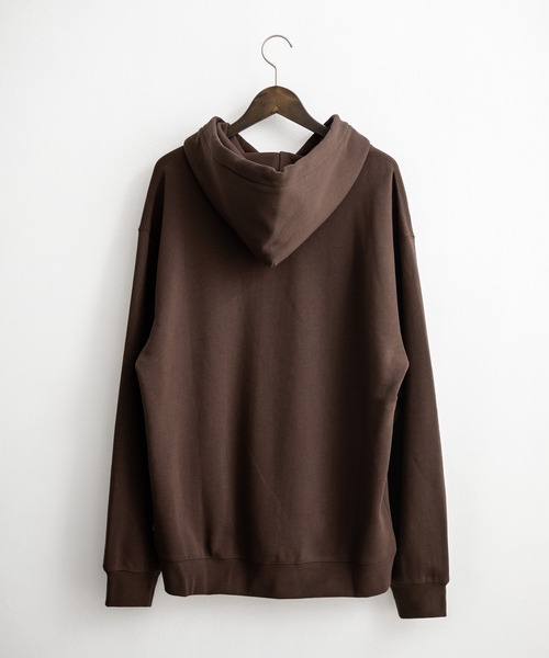 HUF（ハフ）の「HUF ハフ ARCH P/O HOODIE オーバーサイズアーチロゴプリント裏起毛プルオーバーパーカー（パーカー・メンズ・ブラウン/ブラック/ライラック・M/L/XL）」の17枚目の写真