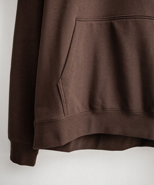 HUF（ハフ）の「HUF ハフ ARCH P/O HOODIE オーバーサイズアーチロゴプリント裏起毛プルオーバーパーカー（パーカー・メンズ・ブラウン/ブラック/ライラック・M/L/XL）」の21枚目の写真