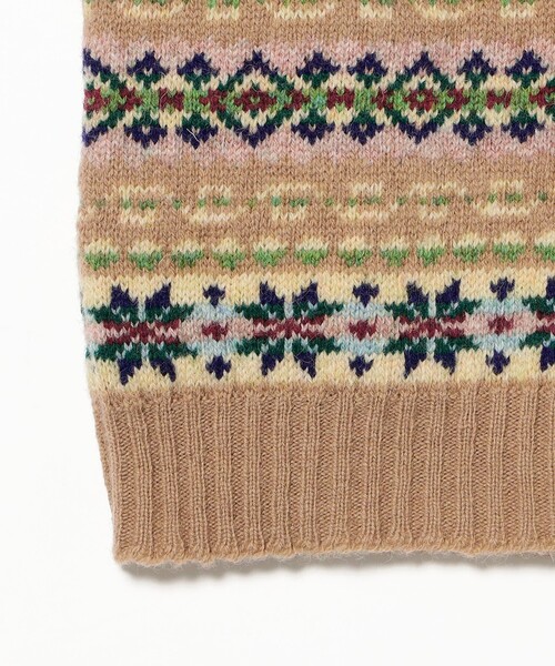 BEAMS PLUS(ビームスプラス)の「【別注】Jamieson’s / Fairsile V-Neck Knit Vest(ニット/セーター・メンズ・オリーブ/カーキ/ブラウン・XL(42)/XXL(44)/M(38)/L(40))」の7枚目の写真