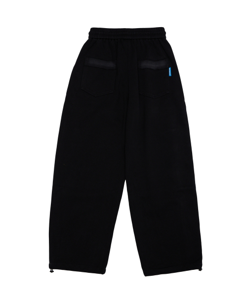 DOUBLE JD（ダブルジェイディー）の「リベットトラックストリングパンツ（ブラック）（スウェットパンツ・レディース・その他・LARGE/MEDIUM）」の2枚目の写真