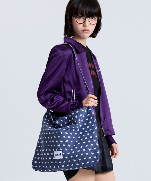 MACNI(マクニ)の「STAR ECO CROSS BAG NAVY(エコバッグ/サブバッグ・レディース・その他・FREE)」の3枚目の写真