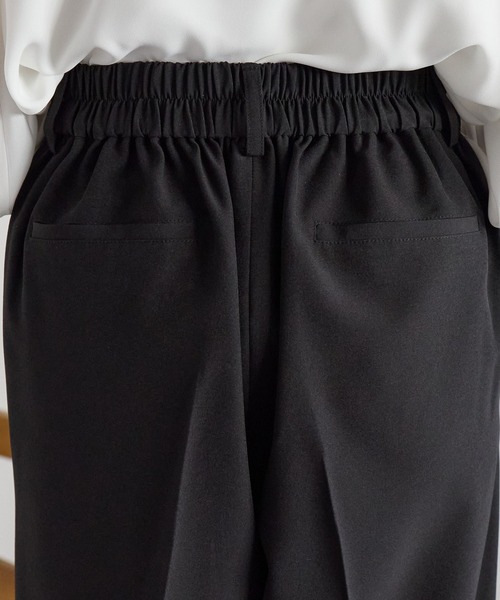 RIRIYANO(リリヤーノ)の「<洗える>単品ストレッチシャンブレーストレートパンツ(スーツパンツ・レディース・チャコールグレー/ブラック・11号/9号/13号/7号/19号/17号/15号)」の16枚目の写真