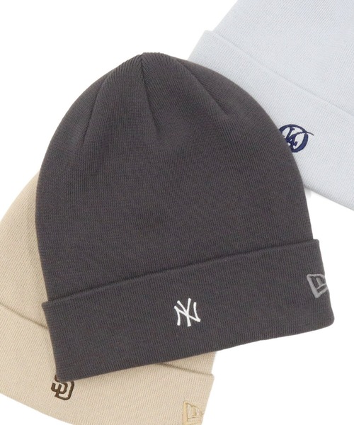 ニューエラニットキャップ ベーシックカフ MLB クールマックス（ニット