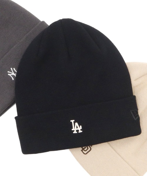 ニューエラニットキャップ ベーシックカフ MLB クールマックス（ニット