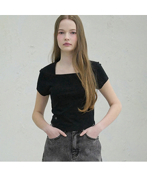 Renee Square Neck Slim T-Shirt - 5COL