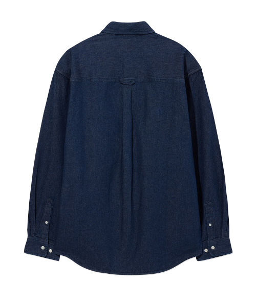COVERNAT(カバーナット)の「Cロゴデニムシャツインディゴ(シャツ/ブラウス・レディース・その他・SMALL/X-LARGE/MEDIUM/LARGE)」の3枚目の写真