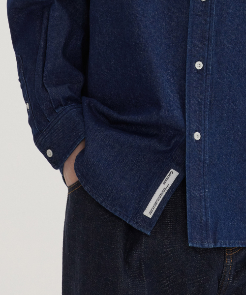 COVERNAT(カバーナット)の「Cロゴデニムシャツインディゴ(シャツ/ブラウス・レディース・その他・SMALL/X-LARGE/MEDIUM/LARGE)」の7枚目の写真
