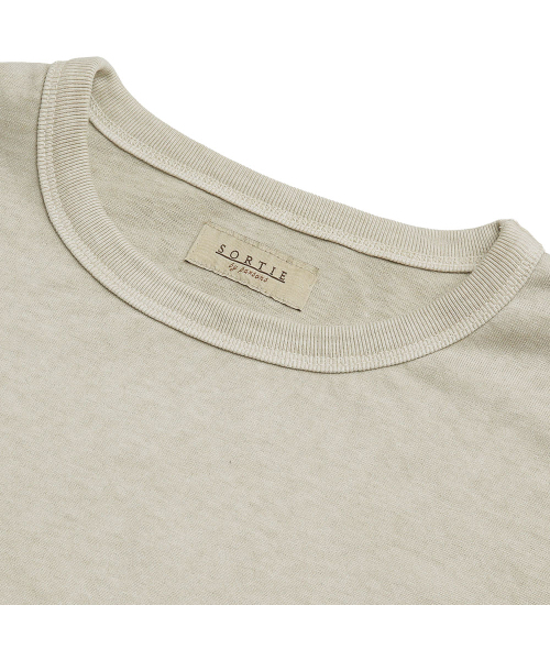 sortie(ソルティ)の「ピグメント ロングスリーブ ポケットTシャツ(オートミール)(Tシャツ/カットソー・メンズ・その他・LARGE/X-LARGE/MEDIUM)」の7枚目の写真