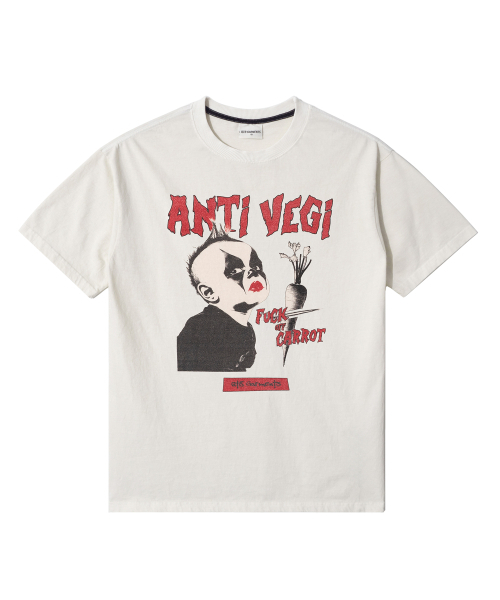 QT8 GARMENTS（キューティーエイトガーメント）の「OC Anti-Vegi EC Washed Tee (Ecru)（Tシャツ/カットソー・レディース・その他・SMALL/MEDIUM/LARGE/X-LARGE）」の2枚目の写真