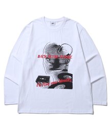 SEARCH410（サーチ410）の「フューチャー長袖Tシャツホワイト（Tシャツ/カットソー）」