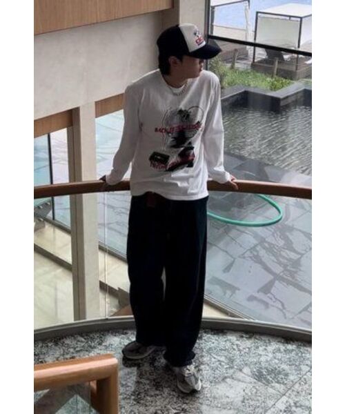 SEARCH410(サーチ410)の「フューチャー長袖Tシャツホワイト(Tシャツ/カットソー・メンズ・その他・MEDIUM/LARGE)」の5枚目の写真