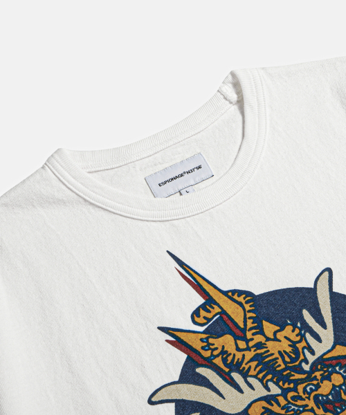 ESPIONAGE（エスピオナジ）の「Flying Tigers Heavyweight Tee Off White（Tシャツ/カットソー・レディース・その他・LARGE/X-LARGE/MEDIUM）」の4枚目の写真