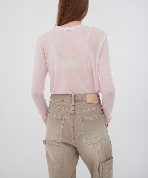LEVAR(レバー)の「Relaxed Carpenter Denim - Sand Beige(デニムパンツ・レディース・その他・SMALL/MEDIUM/LARGE)」の3枚目の写真
