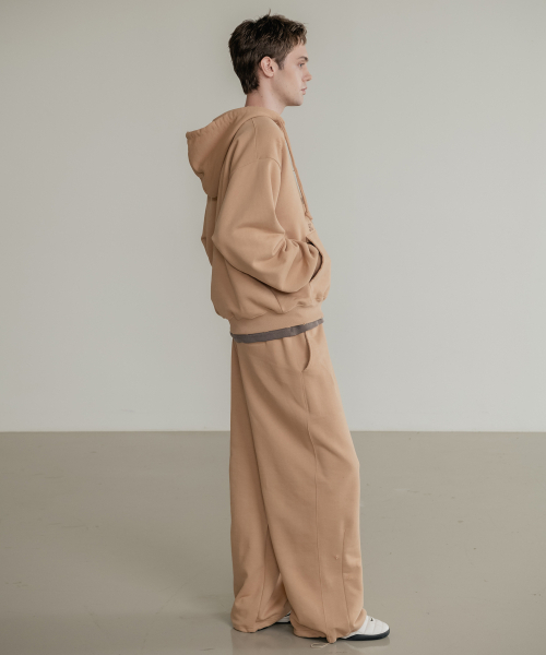 SSIN AND LEE（シンアンドリー）の「ラスティコットンスウェットフードパーカー ベージュ（パーカー・メンズ・その他・LARGE/MEDIUM）」の7枚目の写真