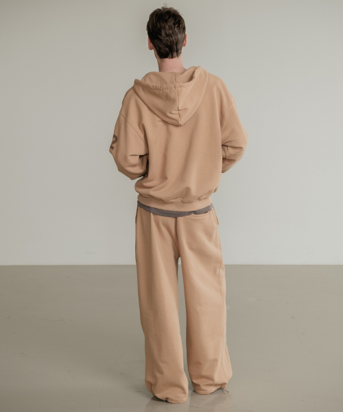 SSIN AND LEE（シンアンドリー）の「ラスティコットンスウェットフードパーカー ベージュ（パーカー・メンズ・その他・LARGE/MEDIUM）」の8枚目の写真