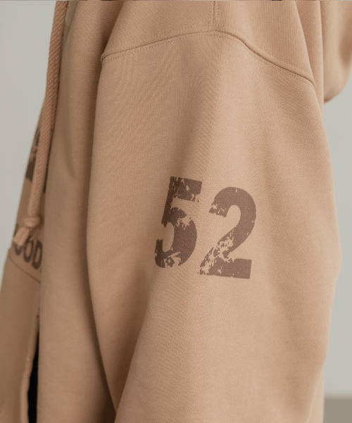 SSIN AND LEE（シンアンドリー）の「ラスティコットンスウェットフードパーカー ベージュ（パーカー・メンズ・その他・LARGE/MEDIUM）」の13枚目の写真