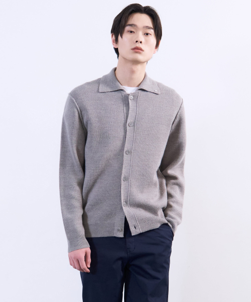 PLAC(プラック)の「ラインディテールカーディガングレー(カーディガン/ボレロ・メンズ・その他・MEDIUM/LARGE)」の5枚目の写真