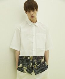 HYII（ハイトゥ）の「[UNISEX] Striped Flower Print Shirt White（シャツ/ブラウス）」