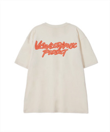 コンツアーグラフィティロゴ半袖Tシャツクリーム