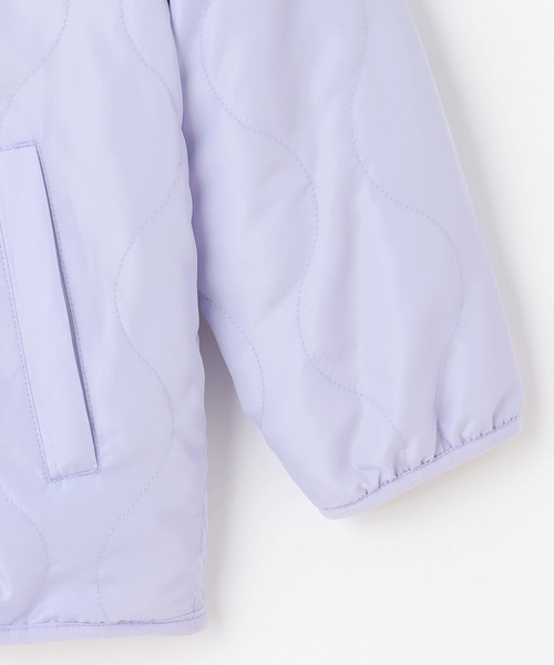 minimal（ミニマル）の「キルトリバーシブルブルゾン（ブルゾン・キッズ・ブラック/ラベンダー・120cm/140cm/130cm/90cm/100cm/110cm）」の22枚目の写真