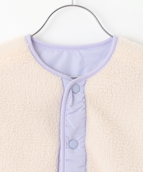 minimal（ミニマル）の「キルトリバーシブルブルゾン（ブルゾン・キッズ・ブラック/ラベンダー・120cm/140cm/130cm/90cm/100cm/110cm）」の21枚目の写真