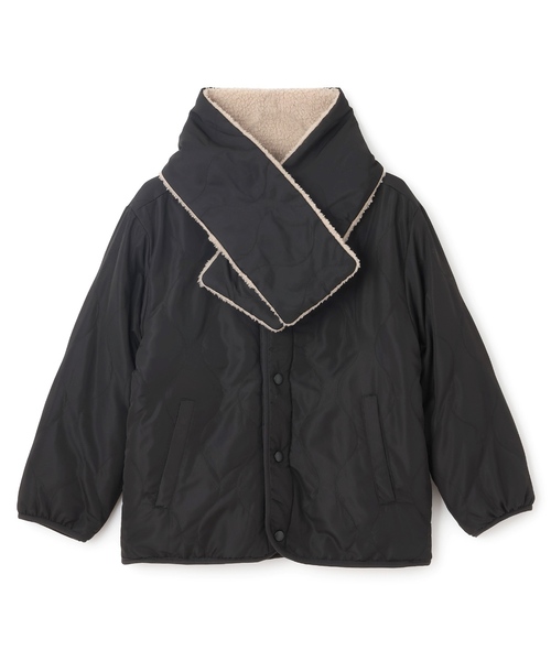 minimal（ミニマル）の「キルトリバーシブルブルゾン（ブルゾン・キッズ・ブラック/ラベンダー・120cm/140cm/130cm/90cm/100cm/110cm）」の11枚目の写真