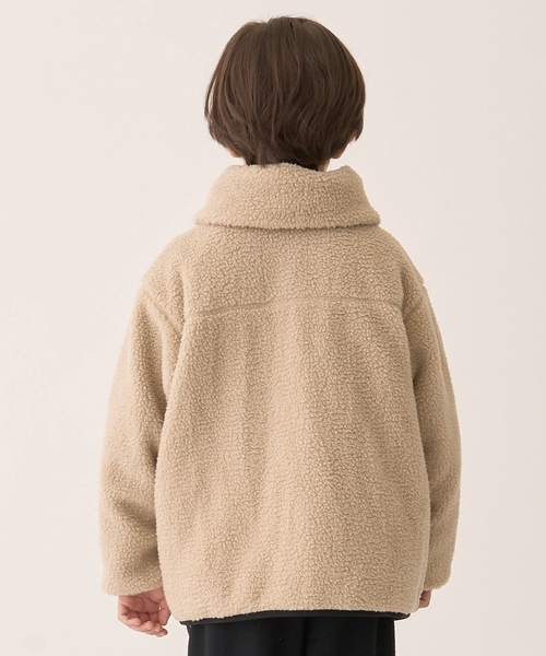 minimal（ミニマル）の「キルトリバーシブルブルゾン（ブルゾン・キッズ・ブラック/ラベンダー・120cm/140cm/130cm/90cm/100cm/110cm）」の6枚目の写真