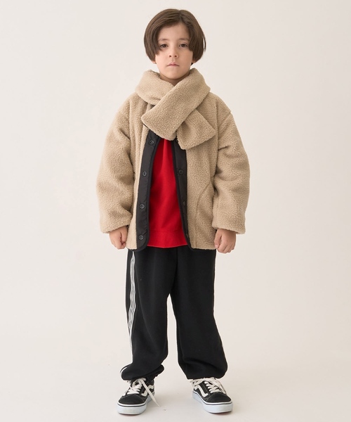 minimal（ミニマル）の「キルトリバーシブルブルゾン（ブルゾン・キッズ・ブラック/ラベンダー・120cm/140cm/130cm/90cm/100cm/110cm）」の5枚目の写真