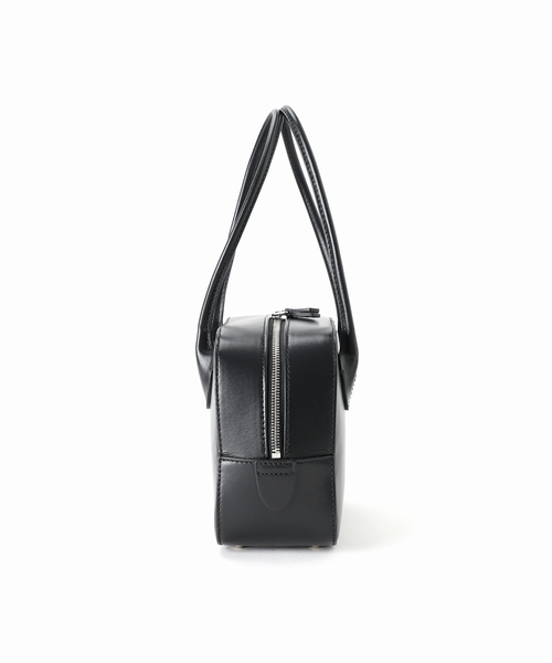 MAISON CANAU メゾンカナウ バッグ ブラック MAISON CANAU メゾン カナウ ボックスボストンS別注スムース（トート