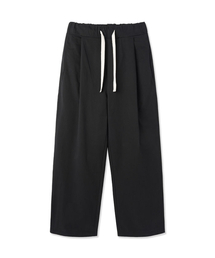 BLACKBROWN（ブラックブラウン）の「One-Tuck Wide Fit Banding Cotton Pants [BLACK]（その他パンツ）」