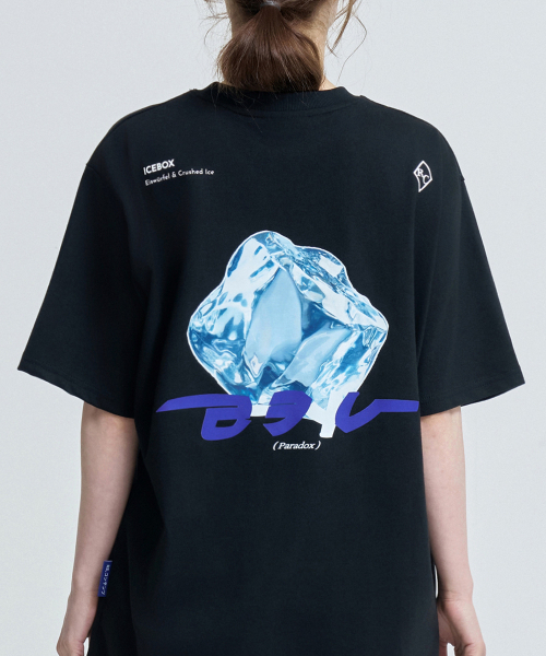 icebox cotton tee (black)（Tシャツ/カットソー）｜replaycontainer