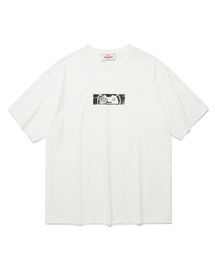 Glitter Buddies Half T - White