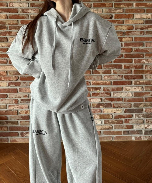 AOG PROJECT(エイオージープロジェクト)の「エッセンシャルフードパーカースウェット(グレー)(パーカー・メンズ・グレー・LARGE/X-LARGE)」の16枚目の写真