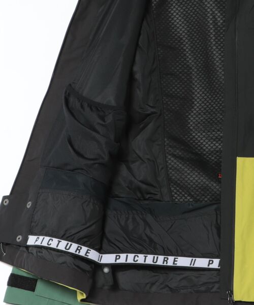 PICTURE ORGANIC CLOTHING(ピクチャーオーガニッククロージング)の「【PICTURE/ピクチャー】PICTURE OBJECT JKT スキー スノーボードウエア 防水性:20,000mm(その他アウター・メンズ・グリーン系その他・MEDIUM/LARGE/X-LARGE)」の4枚目の写真