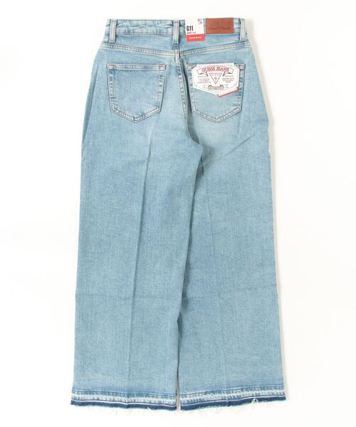 GUESS JEANS Hr Wide Leg Cropped デニムパンツ ワイドジーンズ