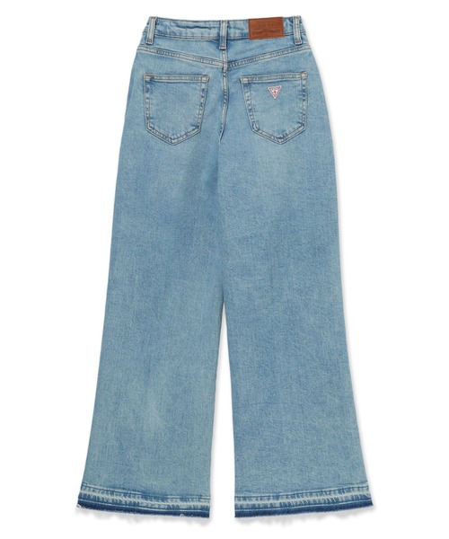 GUESS JEANS Hr Wide Leg Cropped デニムパンツ ワイドジーンズ
