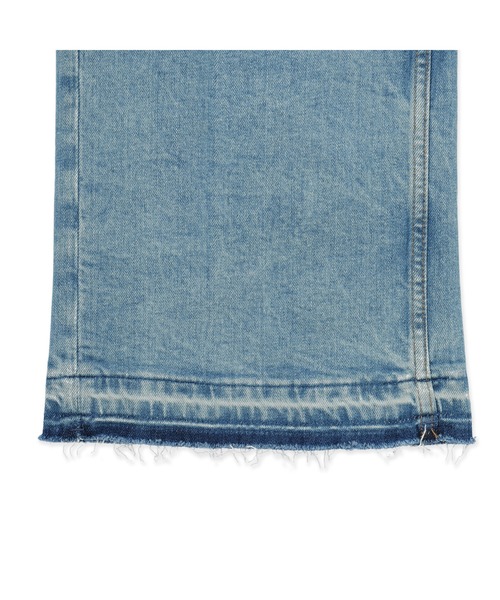 GUESS JEANS(ゲスジーンズ)の「GUESS JEANS Hr Wide Leg Cropped デニムパンツ ワイドジーンズ レディース(デニムパンツ・レディース・ライトインディゴブルー・24inch/28inch/26inch/27inch/25inch)」の5枚目の写真