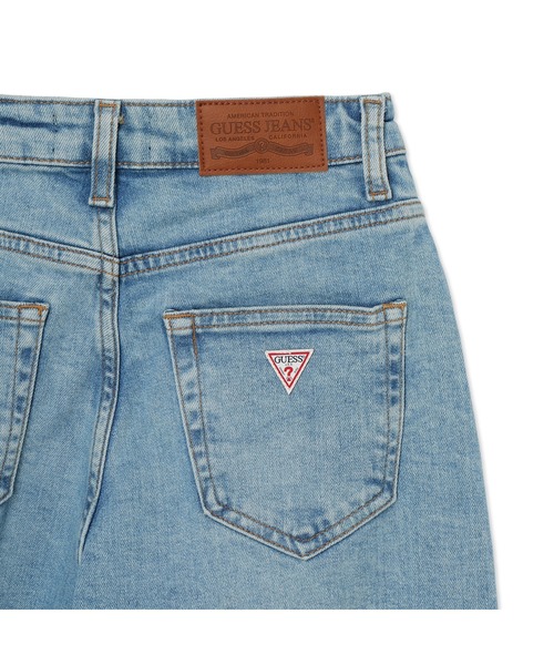 【インディゴブルー(GJEW)】GUESS JEANS デニムパンツ ワイドジーンズ レディース (W)Wide Leg Cropped GUESS｜GUESS JEANS デニムパンツ ワイドジーンズ レディース (W)G12