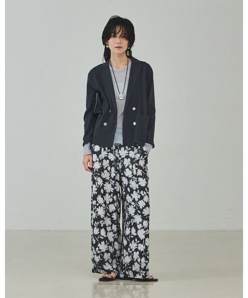 qualite（カリテ）の「シルエットフラワーパンツ/春服/夏服（その他パンツ・レディース・チャコールグレー・36/38）」の19枚目の写真