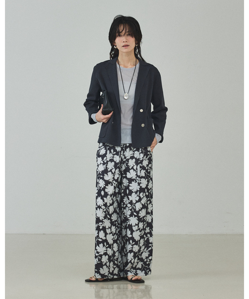 qualite（カリテ）の「シルエットフラワーパンツ/春服/夏服（その他パンツ・レディース・チャコールグレー・36/38）」の20枚目の写真