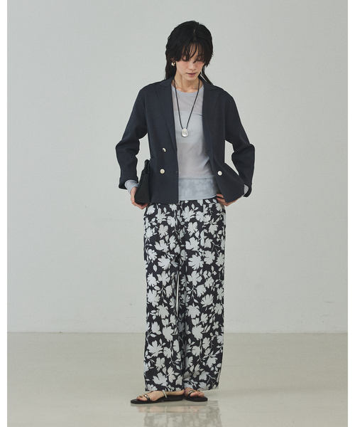 qualite（カリテ）の「シルエットフラワーパンツ/春服/夏服（その他パンツ・レディース・チャコールグレー・36/38）」の22枚目の写真