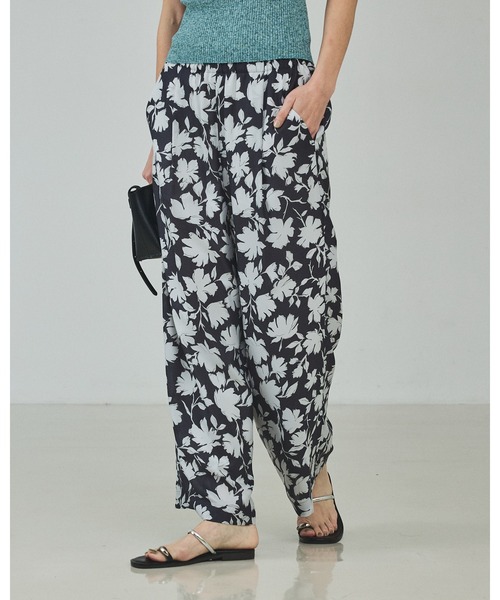 qualite（カリテ）の「シルエットフラワーパンツ/春服/夏服（その他パンツ・レディース・チャコールグレー・36/38）」の11枚目の写真