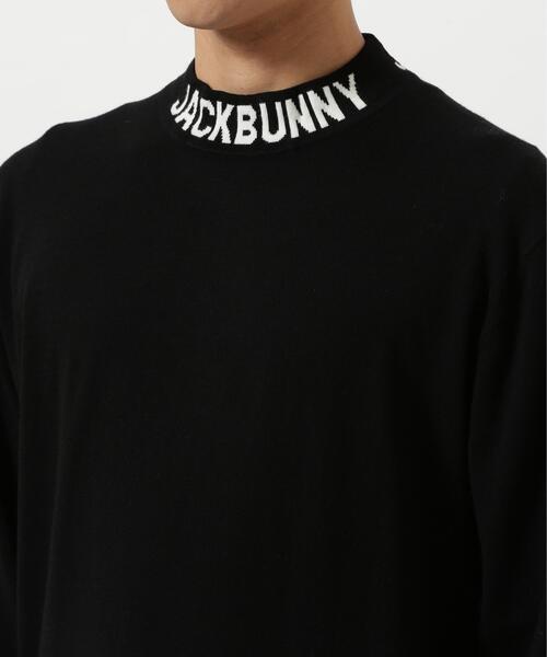 Jack Bunny!!(ジャックバニー)の「カシミヤタッチモックネックニットプルオーバー(ニット/セーター・メンズ・ホワイト/ベージュ/ブラック・MEDIUM/LARGE/X-LARGE)」の14枚目の写真