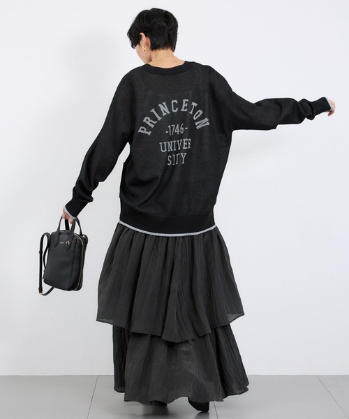 BARNYARDSTORM（バンヤードストーム）の「BARNYARDSTORM /  ティアードライトスカート / マシンウォッシャブル（スカート・レディース・ブラック/ブラウン・FREE）」の6枚目の写真