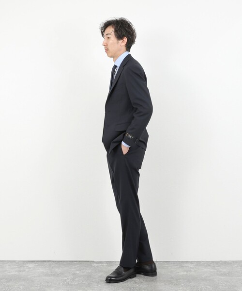 NOLLEY’S（ノーリーズ）の「《セットアップ》尾州ウールトロ セットアップスーツ 26SS（セットアップ・メンズ・チャコールグレー/ダークネイビー・46/50/48/44）」の7枚目の写真