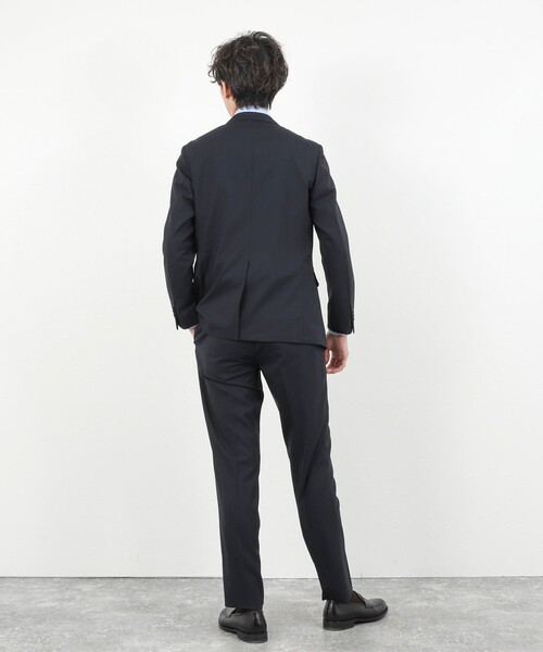 NOLLEY’S（ノーリーズ）の「《セットアップ》尾州ウールトロ セットアップスーツ 26SS（セットアップ・メンズ・チャコールグレー/ダークネイビー・46/50/48/44）」の9枚目の写真
